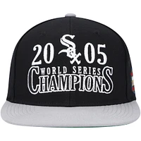 Mitchell & Ness pour homme Noir Chicago White Sox Champs Snapback Hat