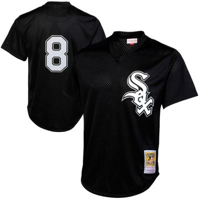 Men's Mitchell & Ness Bo Jackson Black Chicago White Sox 1993 Authentic Cooperstown Collection Batting Practice Jersey