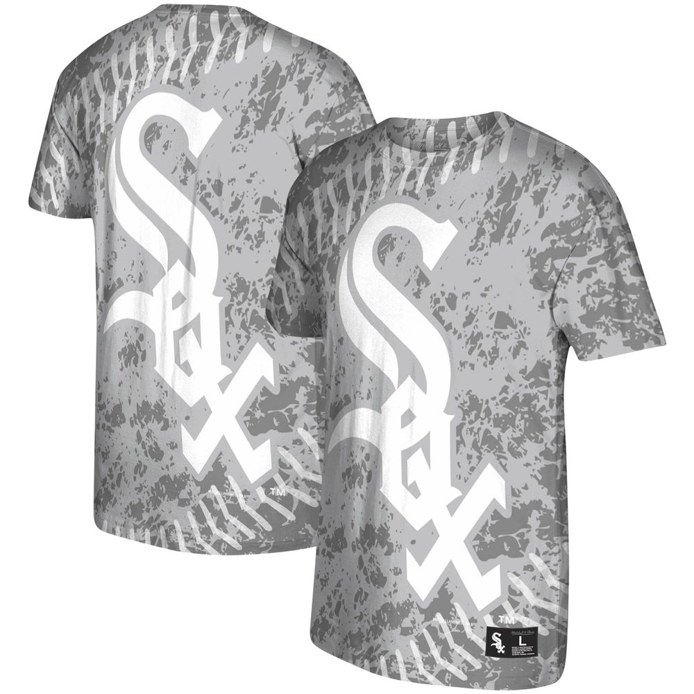 Men's Mitchell & Ness Gray Chicago White Sox Jumbotron T-Shirt