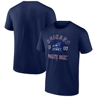 T-shirt bleu marine pour homme des Chicago White Sox Second Wind