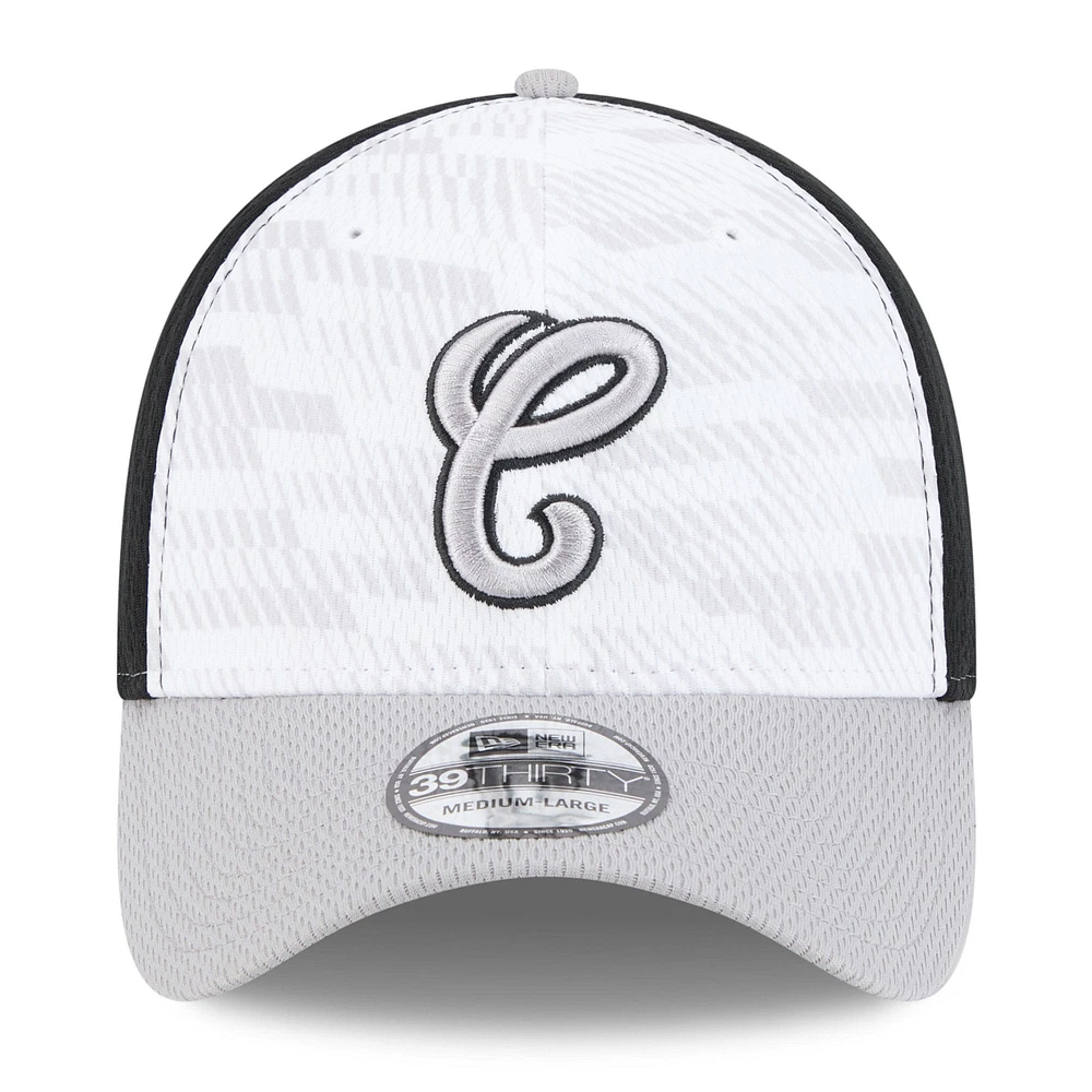 Men's New Era /Gray Chicago White Sox 2025 MLB Clubhouse 39THIRTY Flex Hat
