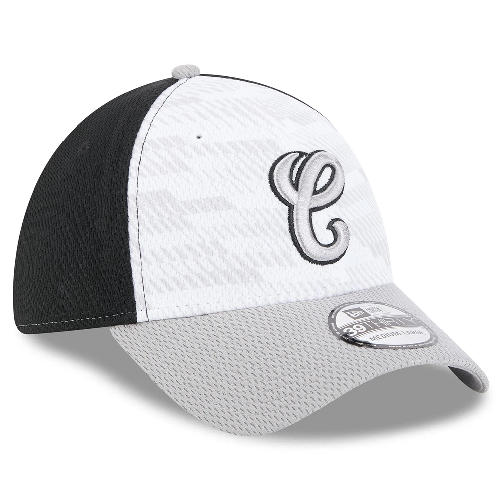 Men's New Era /Gray Chicago White Sox 2025 MLB Clubhouse 39THIRTY Flex Hat