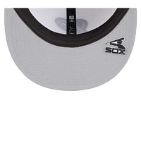 Men's New Era Black/Gray Chicago White Sox 2025 MLB Clubhouse 59FIFTY Fitted Hat