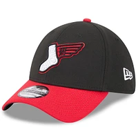 Men's New Era Black/Red Chicago White Sox 2025 City Connect Alternate 39THIRTY Flex Hat