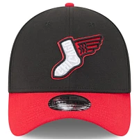 Men's New Era Black/Red Chicago White Sox 2025 City Connect Alternate 39THIRTY Flex Hat