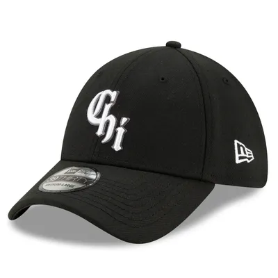 Men's New Era Black Chicago White Sox 2021 City Connect 39THIRTY Flex Hat