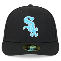 Men's New Era Black Chicago White Sox 2024 Father's Day Low Profile 59FIFTY Fitted Hat