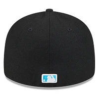 Men's New Era Black Chicago White Sox 2024 Father's Day Low Profile 59FIFTY Fitted Hat