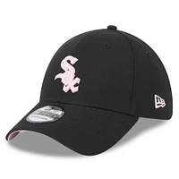 Casquette flexible 39THIRTY pour la fête des mères 2024 White Sox de Chicago New Era hommes, noire