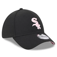 Casquette flexible 39THIRTY pour la fête des mères 2024 White Sox de Chicago New Era hommes, noire