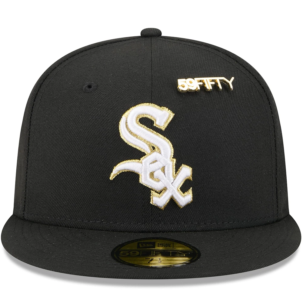 Men's New Era  Black Chicago White Sox 2025 59FIFTY Day Fitted Hat with Pins