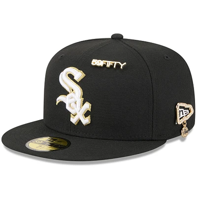 Men's New Era  Black Chicago White Sox 2025 59FIFTY Day Fitted Hat with Pins
