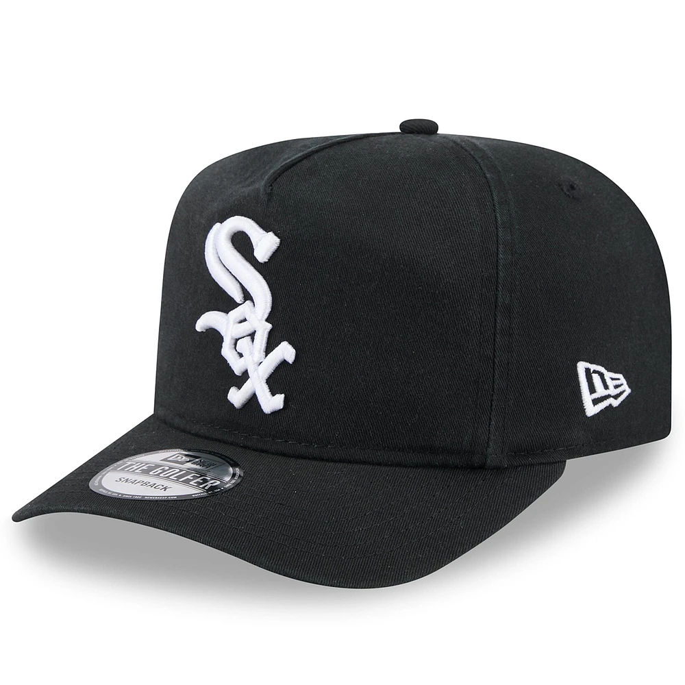 Men's New Era  Black Chicago White Sox 2025 Jackie Robinson Day Golfer Adjustable Hat