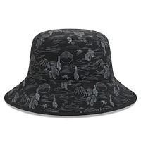 Men's New Era  Black Chicago White Sox 2025 Spring Training All Over Print Bucket Hat