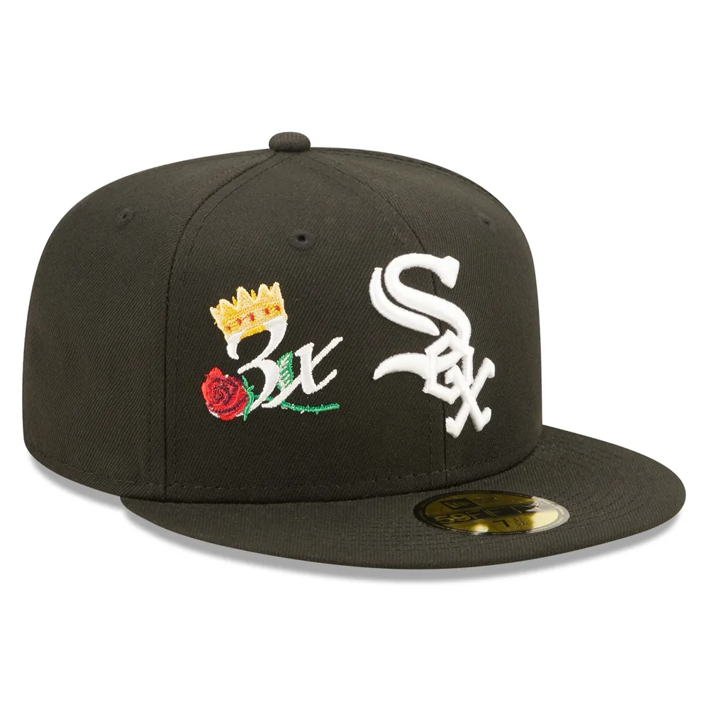 Men's Fanatics Branded Natural/Black Chicago White Sox Fitted Hat