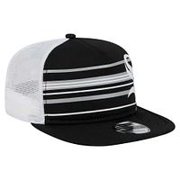 Casquette snapback A-Frame Trucker 9FIFTY Chicago White Sox noire New Era pour homme