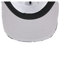 Men's New Era Black Chicago White Sox Adventure Pattern Golfer Trucker Snapback Hat