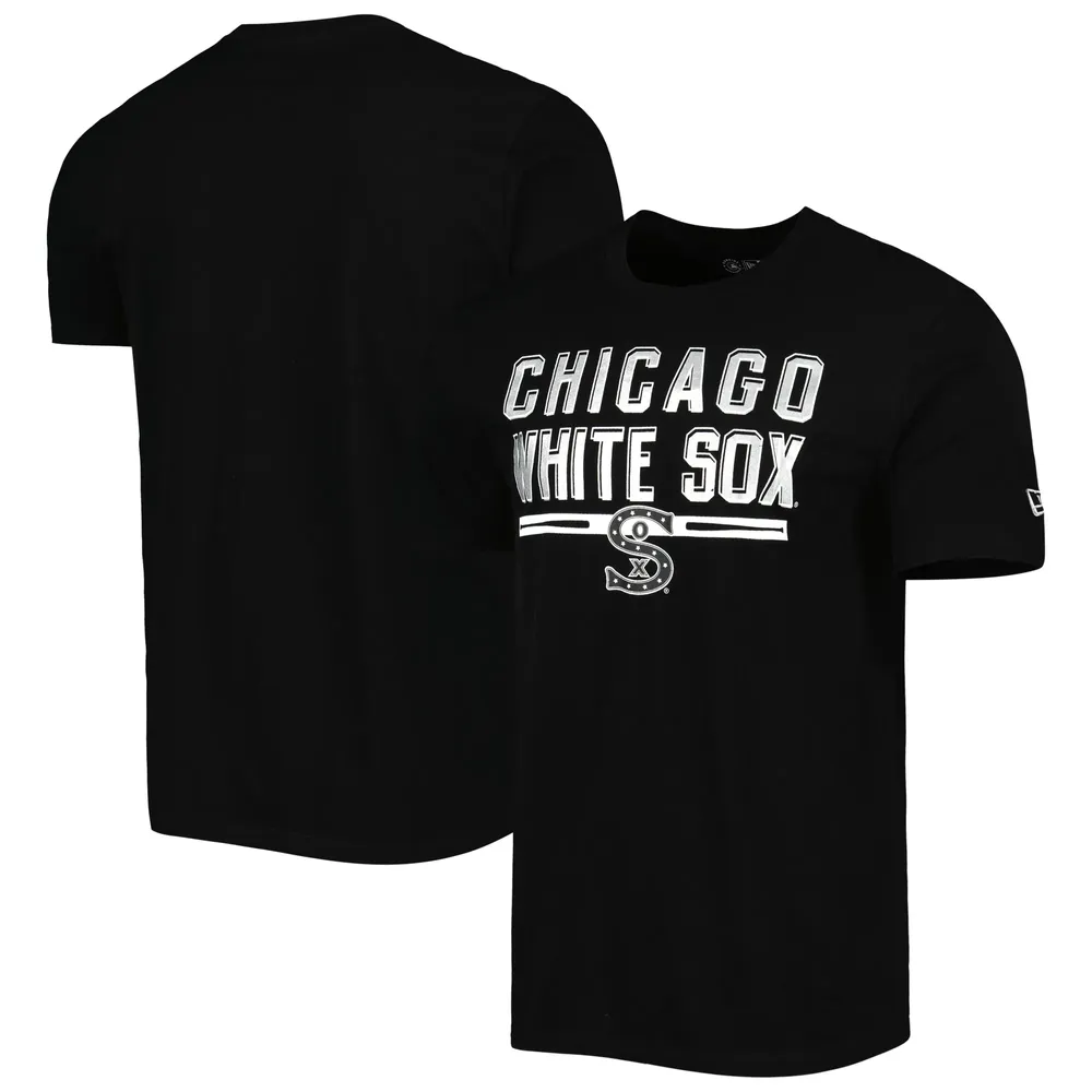 T-shirt d'entraînement au bâton Chicago White Sox New Era pour homme, noir