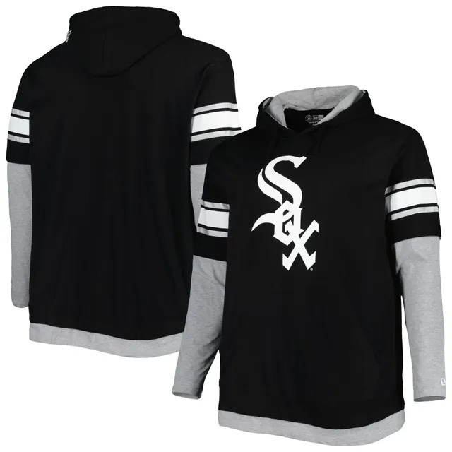 Nike Men's Chicago White Sox Black Arch Over Logo Long Sleeve T