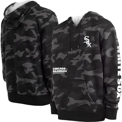 Chicago White Sox New Era Camo Pullover Hoodie - Black