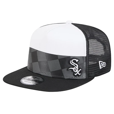 Casquette Snapback 9FIFTY Snapback Checkmate Trucker New Era des Chicago White Sox pour hommes