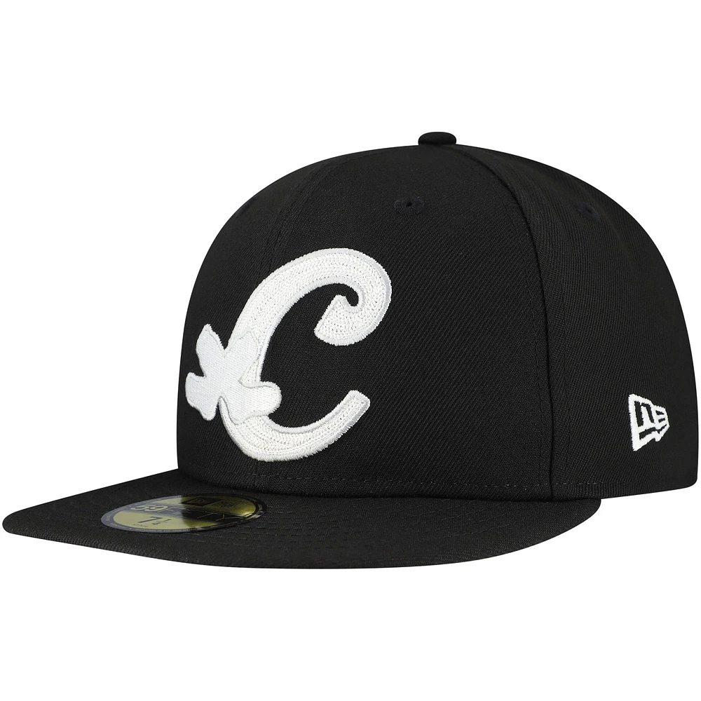 Men's New Era Black Chicago White Sox  Duo Logo 2.0 59FIFTY Fitted Hat