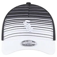 Men's New Era  Black Chicago White Sox Gradient 9FORTY M-Crown Adjustable Hat