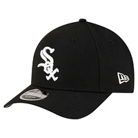Men's New Era  Black Chicago White Sox Player Replica 9FORTY Adjustable Hat