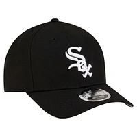 Men's New Era  Black Chicago White Sox Player Replica 9FORTY Adjustable Hat