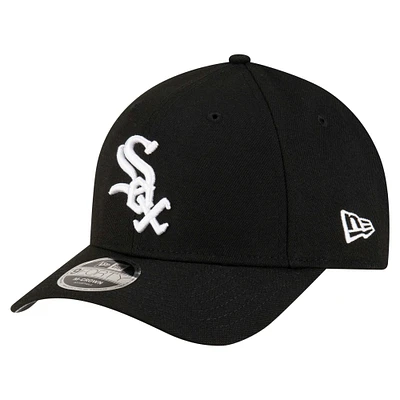 Men's New Era  Black Chicago White Sox Player Replica 9FORTY Adjustable Hat