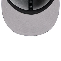 Casquette ajustée 59FIFTY Chicago White Sox Shadow Stitch noire New Era pour homme