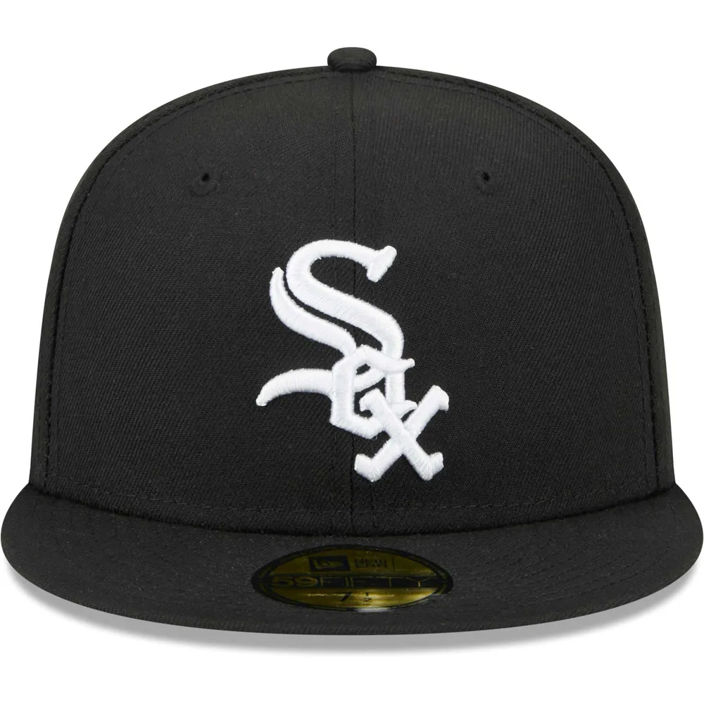 Men's Fanatics Branded Natural/Black Chicago White Sox Fitted Hat