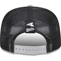 Casquette snapback de camionneur Speed ​​Golfer New Era pour hommes, noire, Chicago White Sox