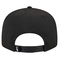 Men's New Era Black Chicago White Sox Splatter 9FIFTY Snapback Hat