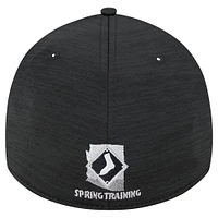 Men's New Era Black Chicago White Sox Spring Training  Digi 39THIRTY Flex Hat