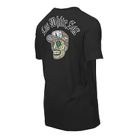 Men's New Era Black Chicago White Sox Sugar Skulls T-Shirt