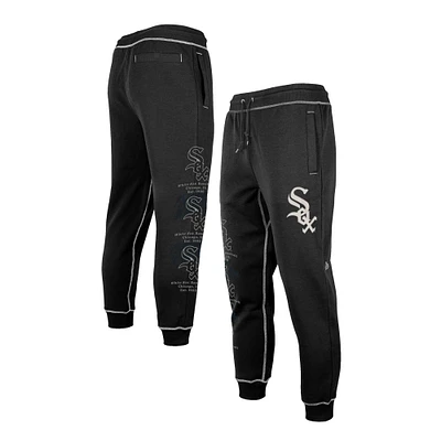 Pantalon de jogging fendu pour homme Chicago White Sox Team New Era noir