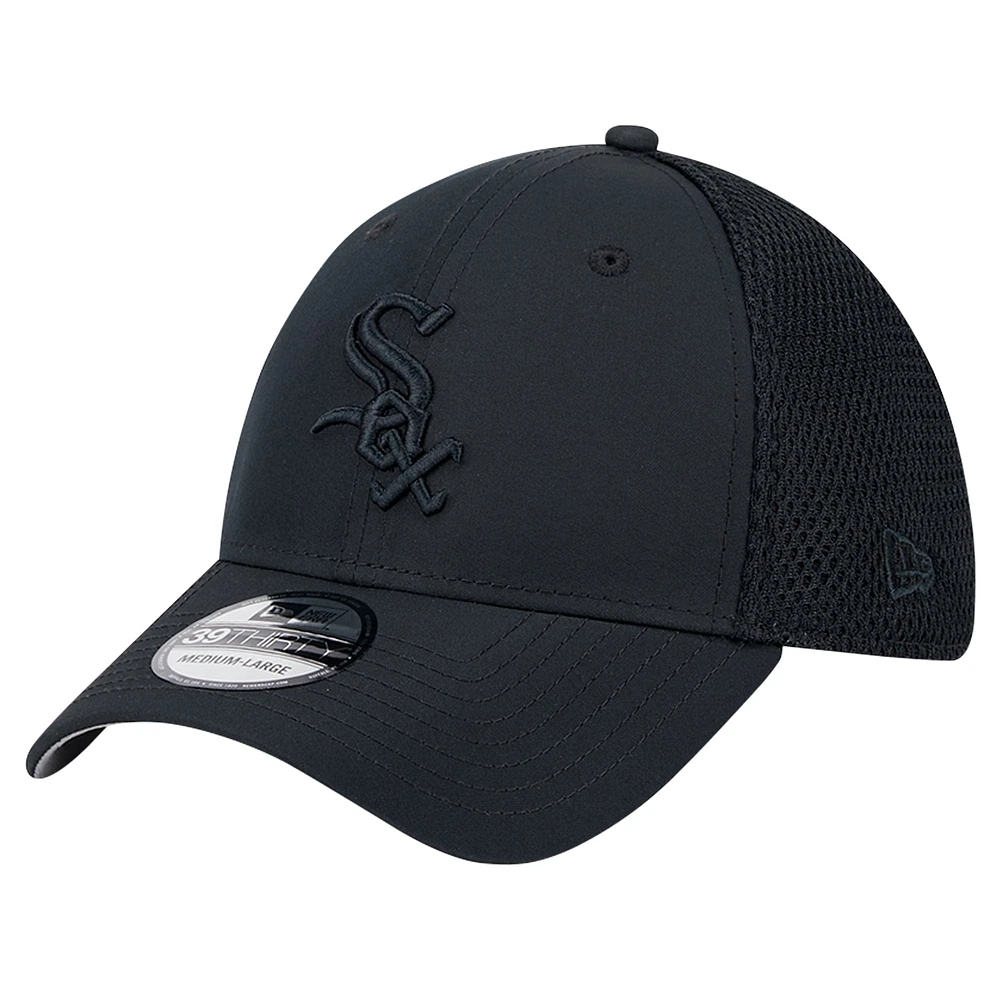 Casquette flexible 39THIRTY Team Tone des Chicago White Sox New Era pour hommes, noire