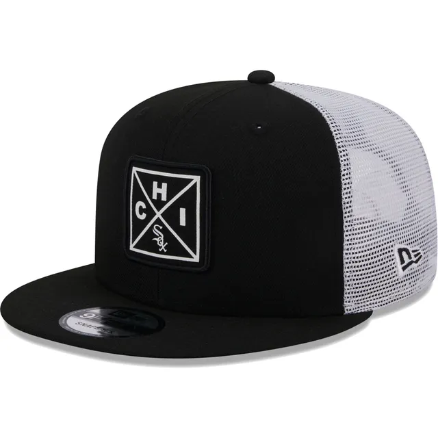 Men's Chicago White Sox Majestic Black Color Fade Snapback Hat