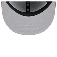 Men's New Era Black Chicago White Sox Yarn Stitch 59FIFTY Fitted Hat