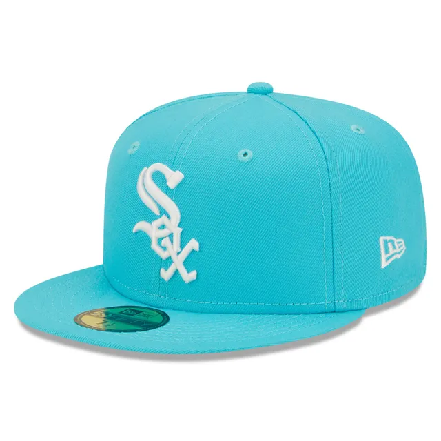 Men's New Era Neon Green Chicago White Sox Spring Color Basic 9FIFTY Snapback Hat