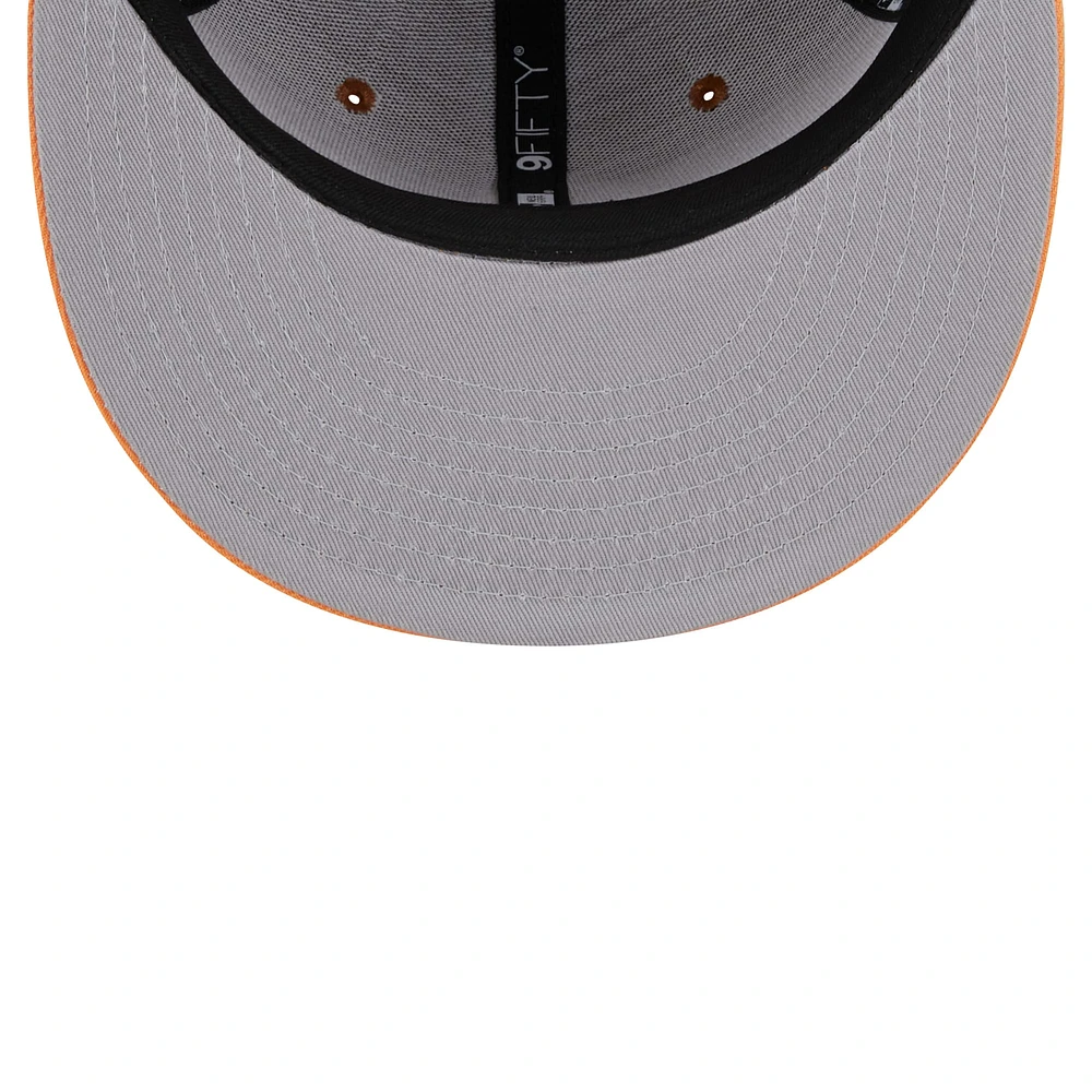 Casquette Snapback 9FIFTY bicolore marron New Era pour hommes des White Sox de Chicago