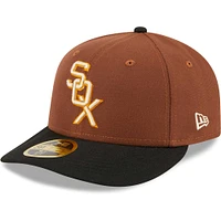 Casquette ajustée 59FIFTY New Era pour hommes des Chicago White Sox Tiramisu Low Profile marron