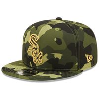 Men's New Era Camo Chicago White Sox 2022 Armed Forces Day 9FIFTY Snapback Adjustable Hat