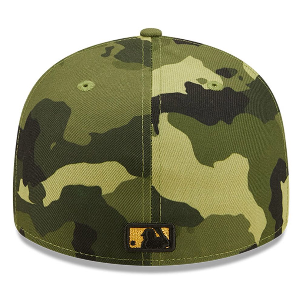 Men's New Era Camo Chicago White Sox 2022 Armed Forces Day On-Field Low Profile 59FIFTY