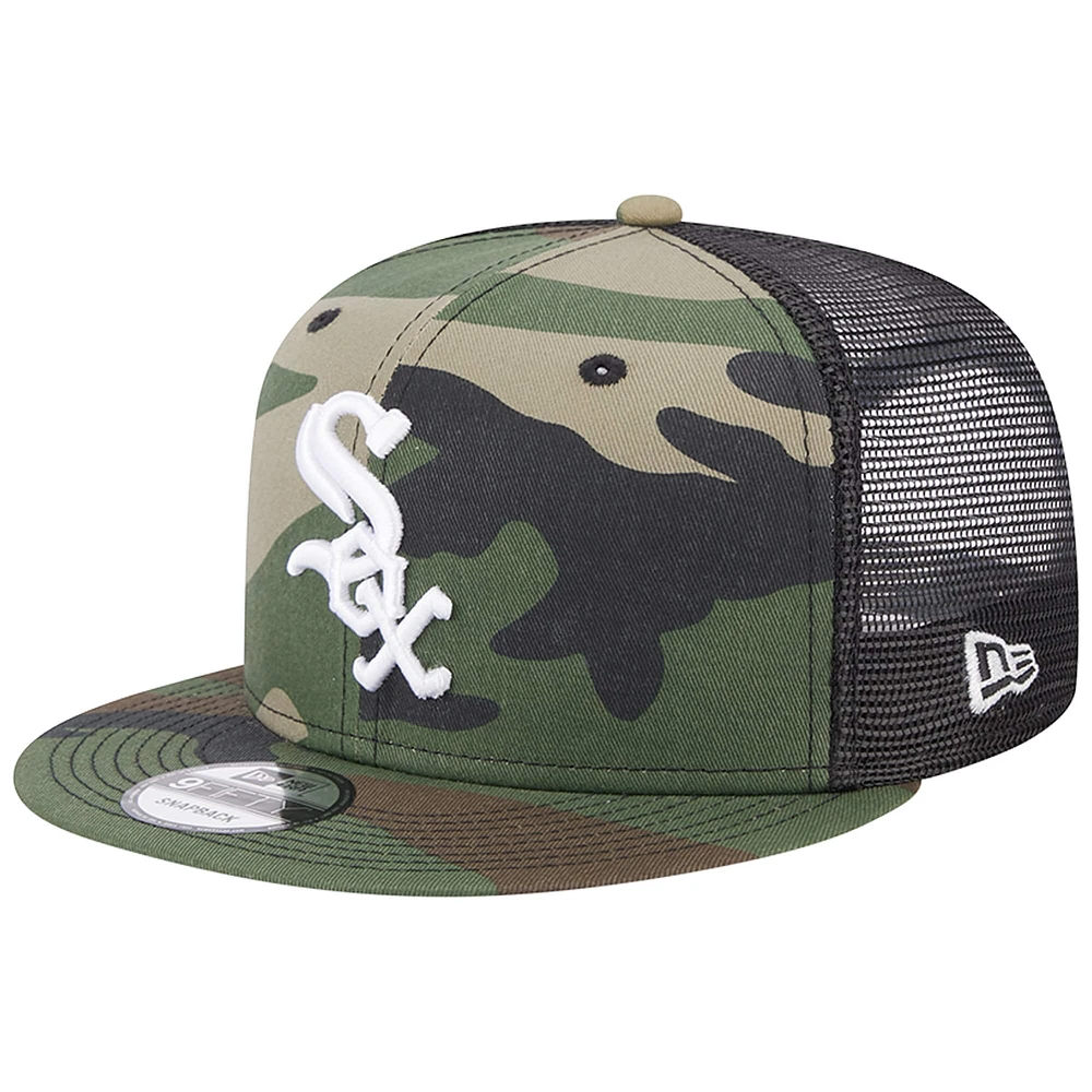 Casquette Snapback 9FIFTY Trucker Chicago White Sox New Era pour homme