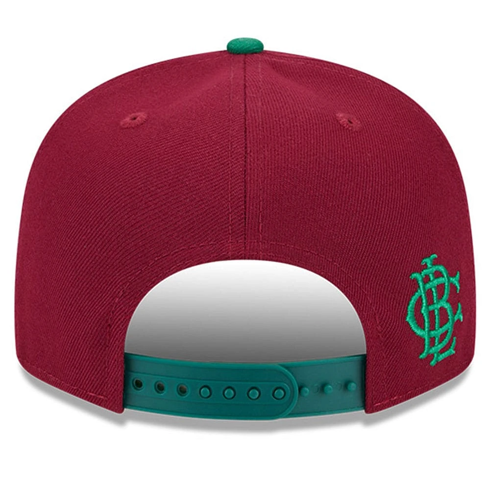 Men's New Era Cardinal/Green Chicago White Sox Strawberry Big League Chew Flavor Pack 9FIFTY Snapback Hat