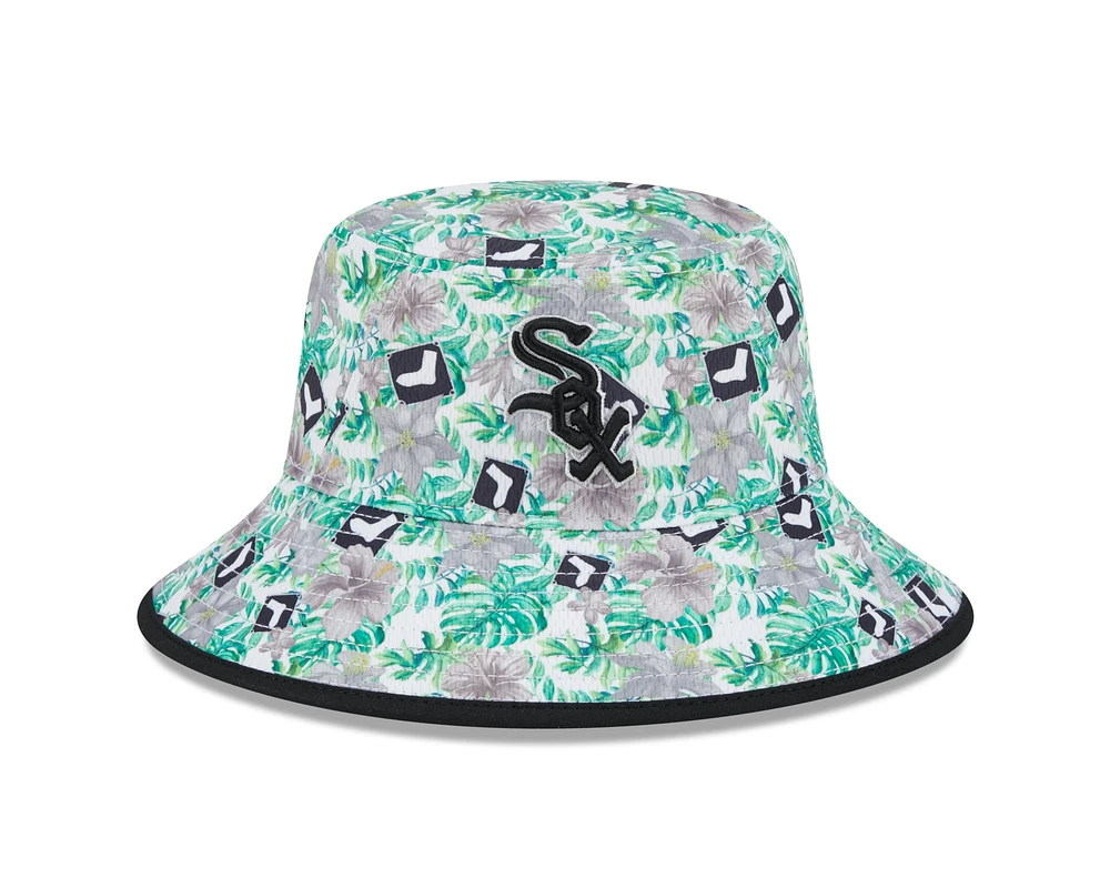 Casquette New Era Chicago White Sox Tropic Floral pour homme