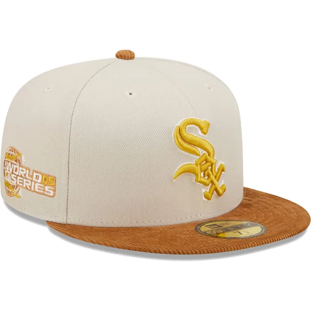 New Era Natural Chicago White Sox Retro Beachin' Patch A-Frame Trucker 9FIFTY Snapback Hat