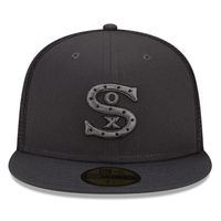 Chicago White Sox New Era 5950 Batting Practice Fitted Hat - Alt - White